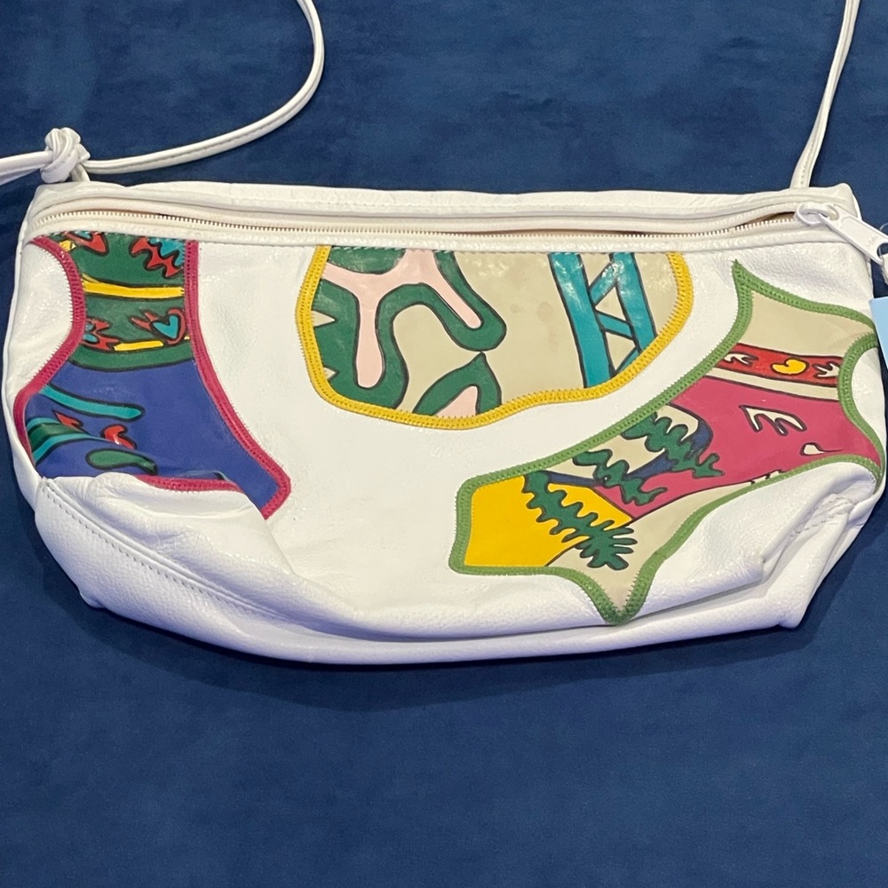 Carlos 80’s Falchi  White leather Bag